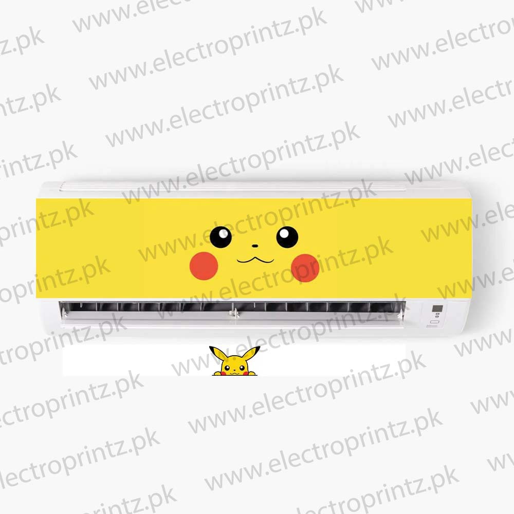 Pikachu AC Sticker - ac sticker