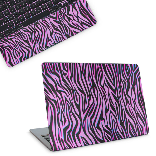 Pink Tiger Pattern Macbook Skin - macbook skins