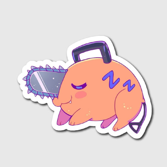 Pochita Sleeping Sticker - sticker