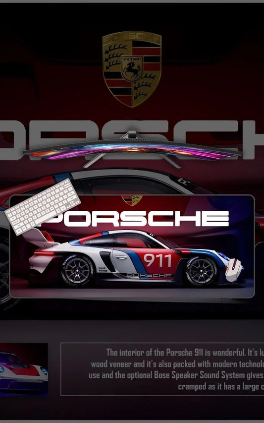 Porsche 911 GT3 R | Custom Mousepads | Large Desk Mat/Mousepads | In Pakistan - mousepads