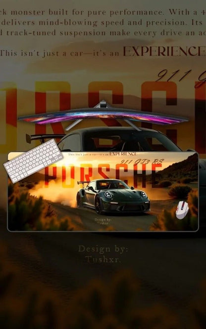 Porsche 911 GTR RS | Custom Mousepads | Large Desk Mat/Mousepads | In Pakistan - mousepads