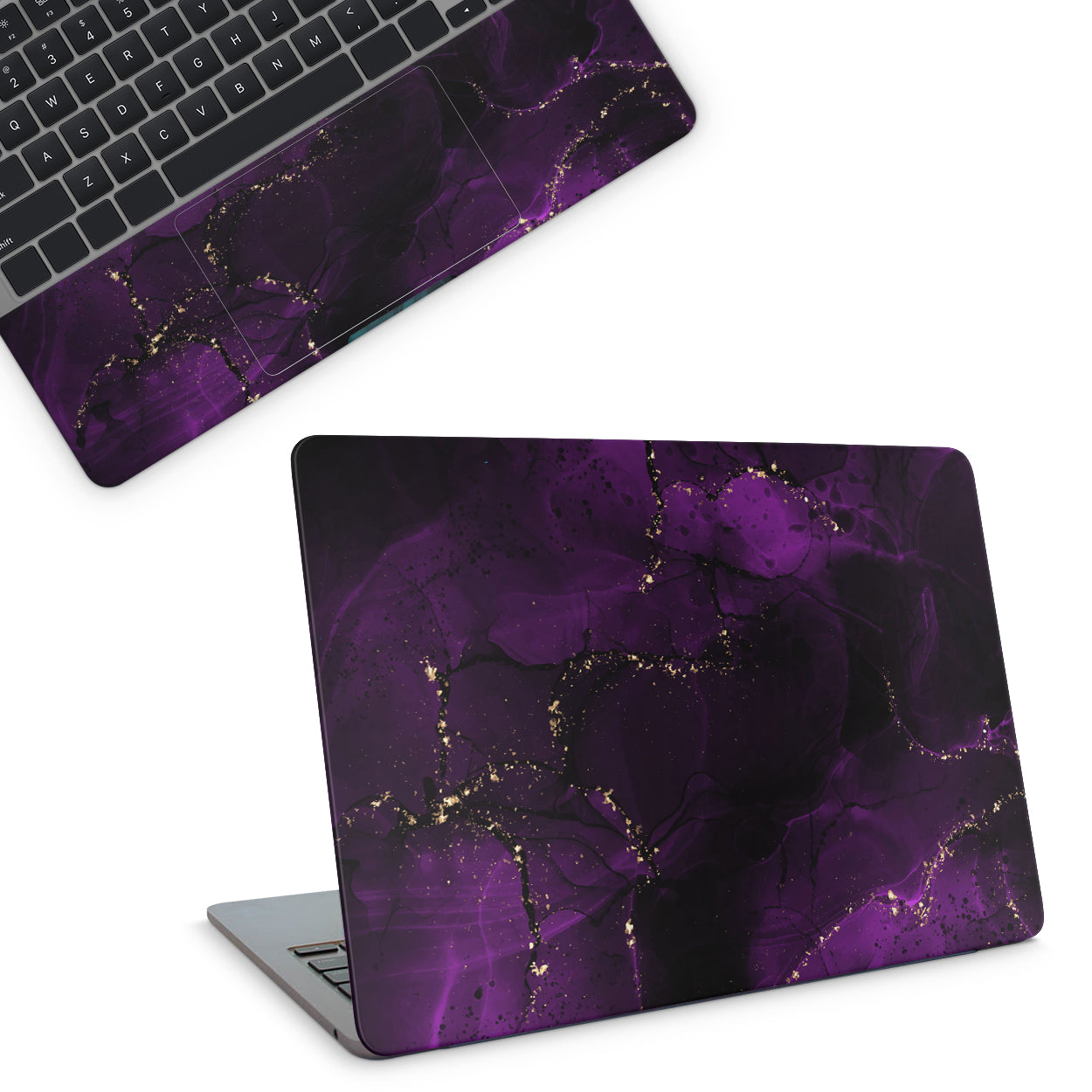Laptop Skin - Purple Ink 