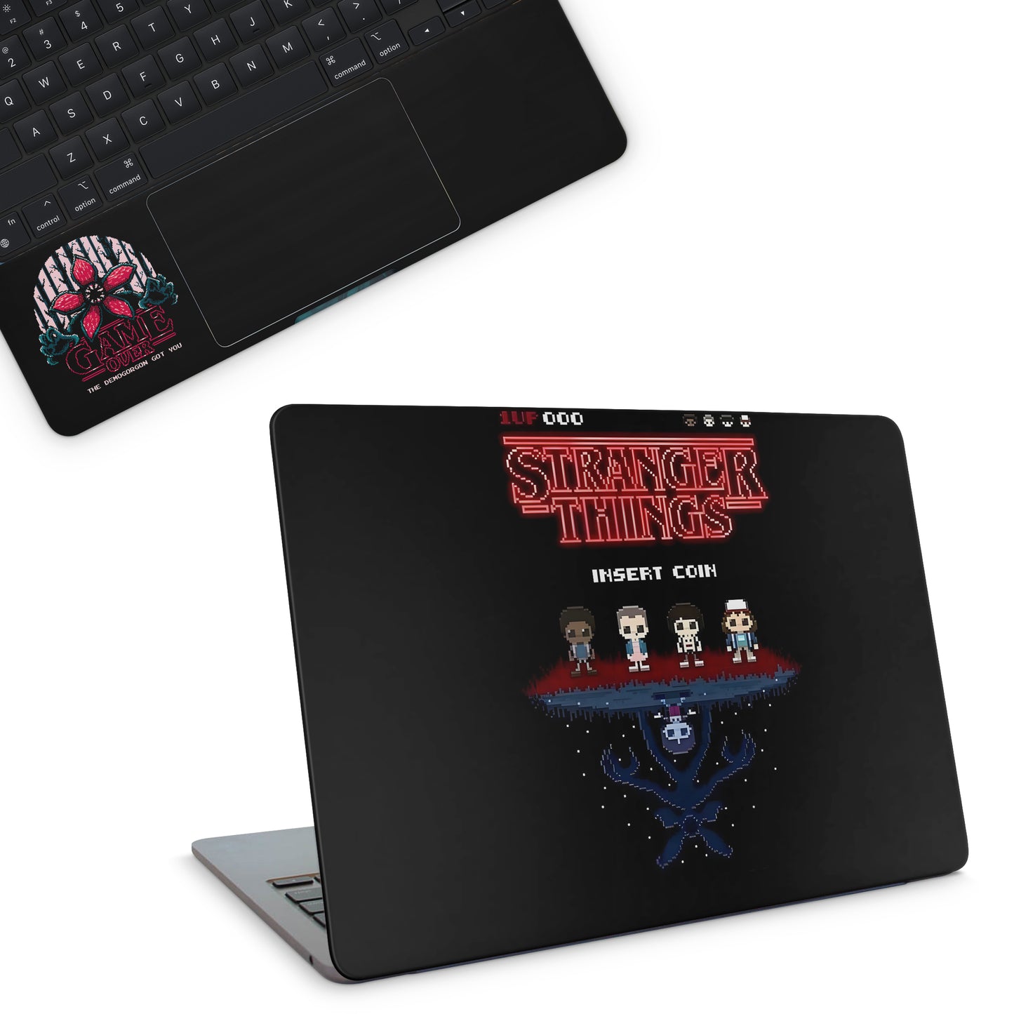Pixel Stranger Things Macbook Skin