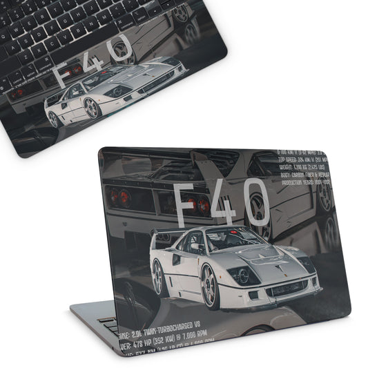 Ferrari F40 Macbook Skin