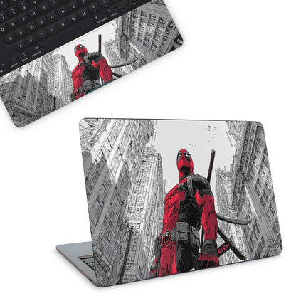 Deadpool Standing Macbook Skin
