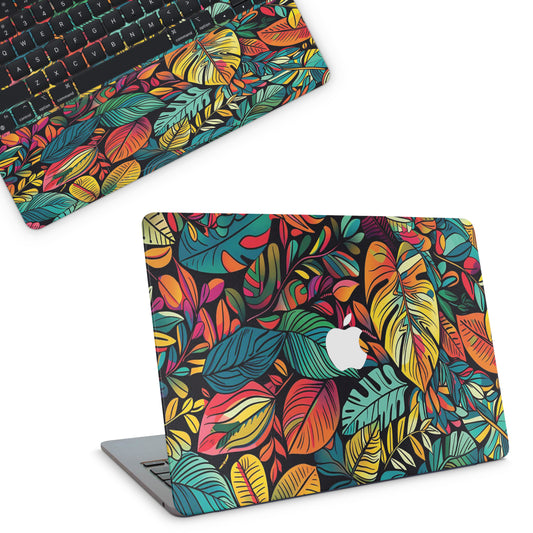 Tropical Leaves Macbook Skin