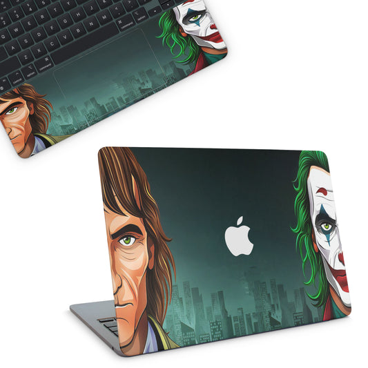 Macbook Skin - Joker theme design (top)