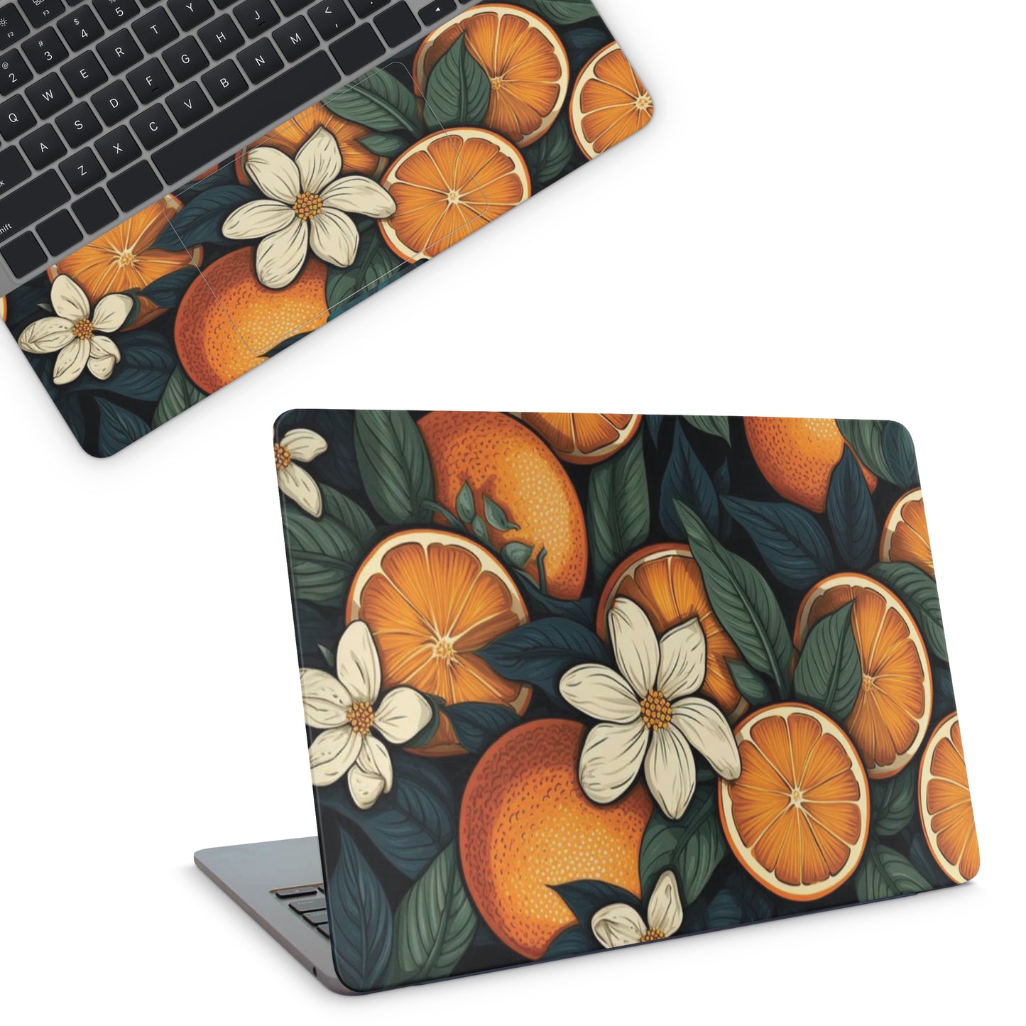 Aesthetic Oranges Theme Laptop Skin