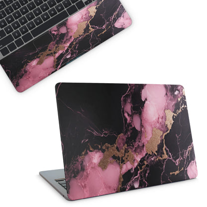 Black And Pink Marble Textured Skin