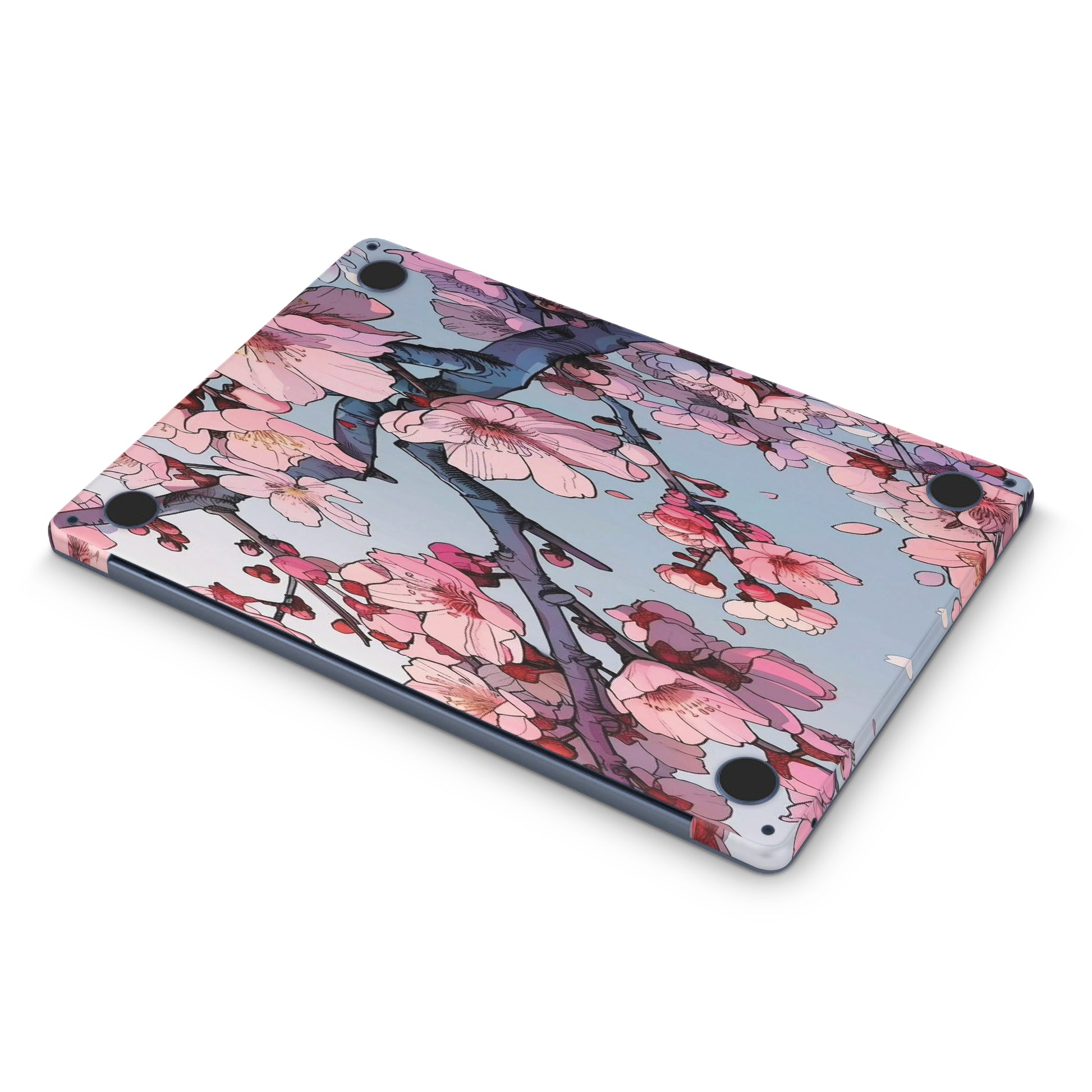 Cherry Blossoms Macbook Skin on bottom