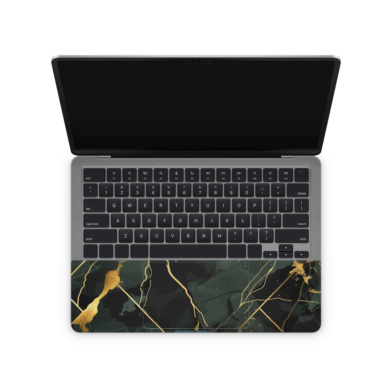 Emerald Marble Textured Laptop Skins