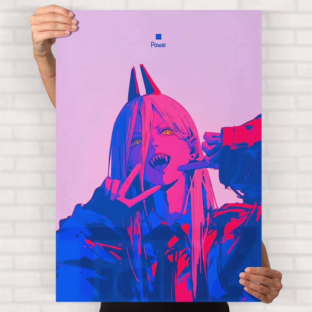Power Poster | Chainsaw Man Wall Art - Posters