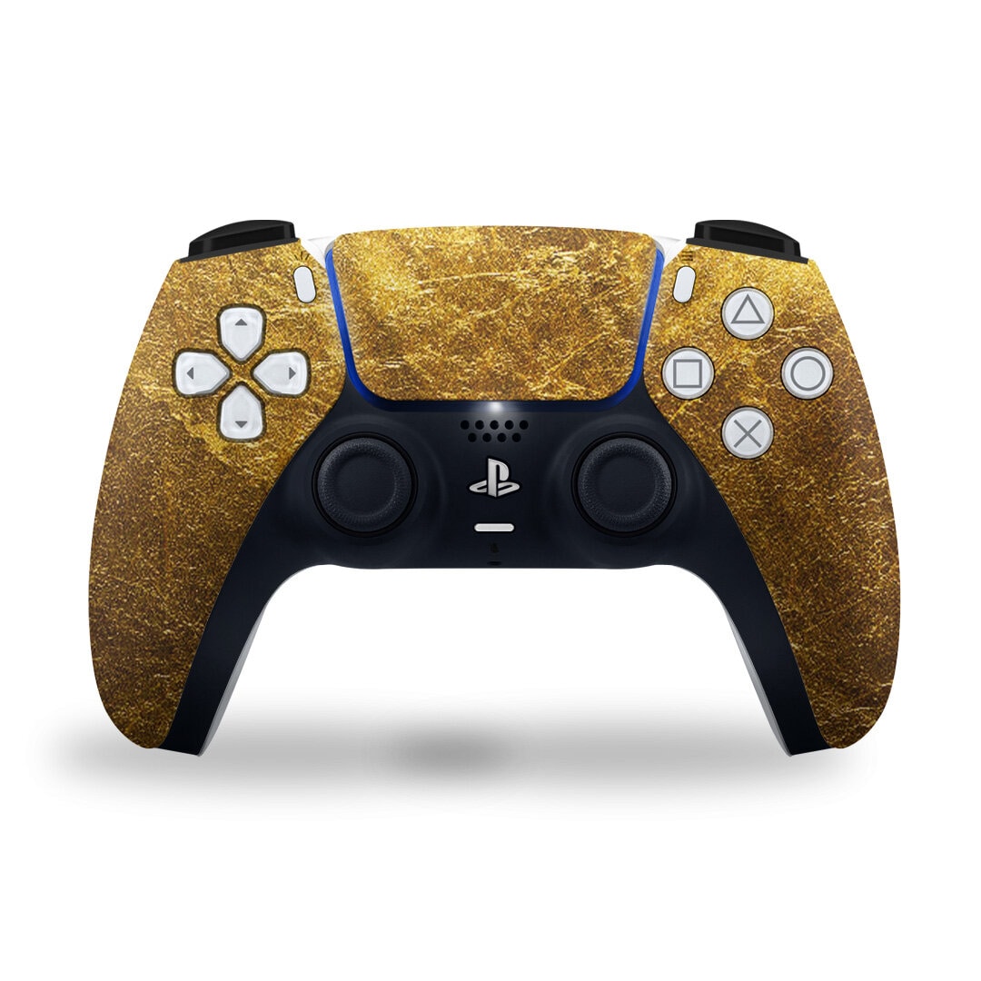 PS5 Gold Paper Controller Skin 2x – electroprintz.pk