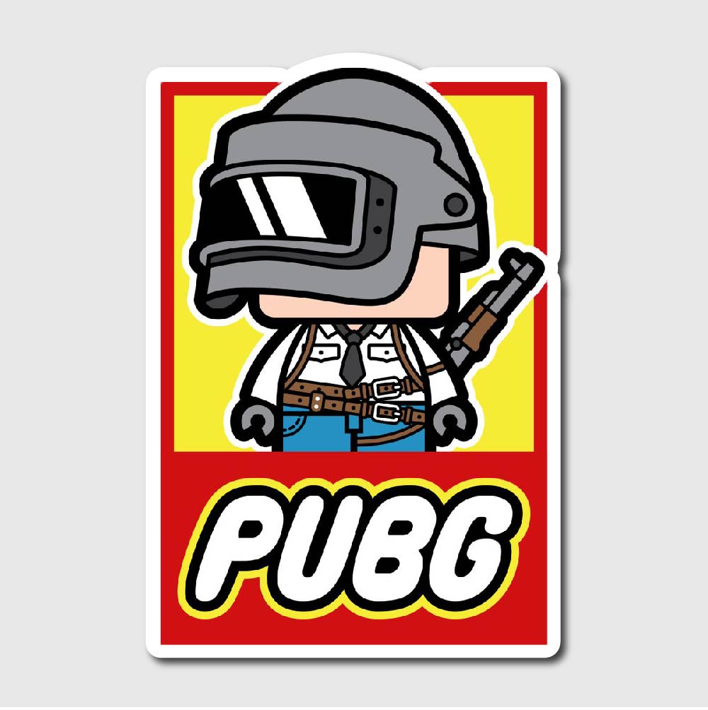 PUBG Lego Sticker