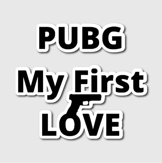PUBG My First Love Sticker