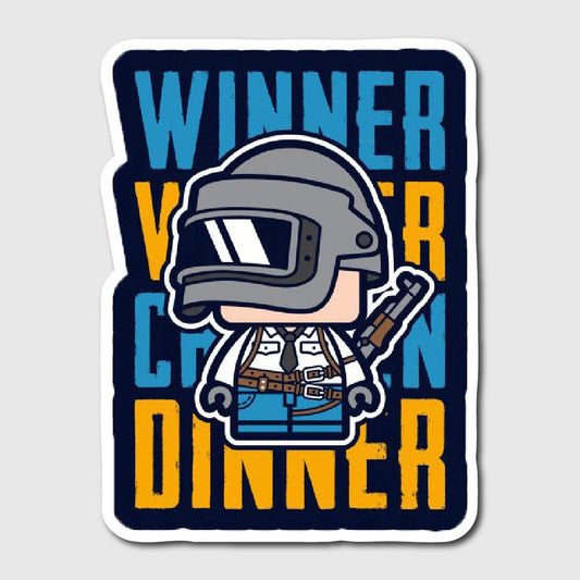 Chicken Dinner Sticker