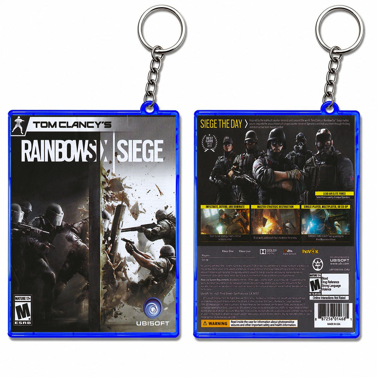 Rainbow Six Seige Keychain