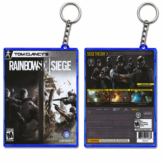 Rainbow Six Siege keychain mini game case replica