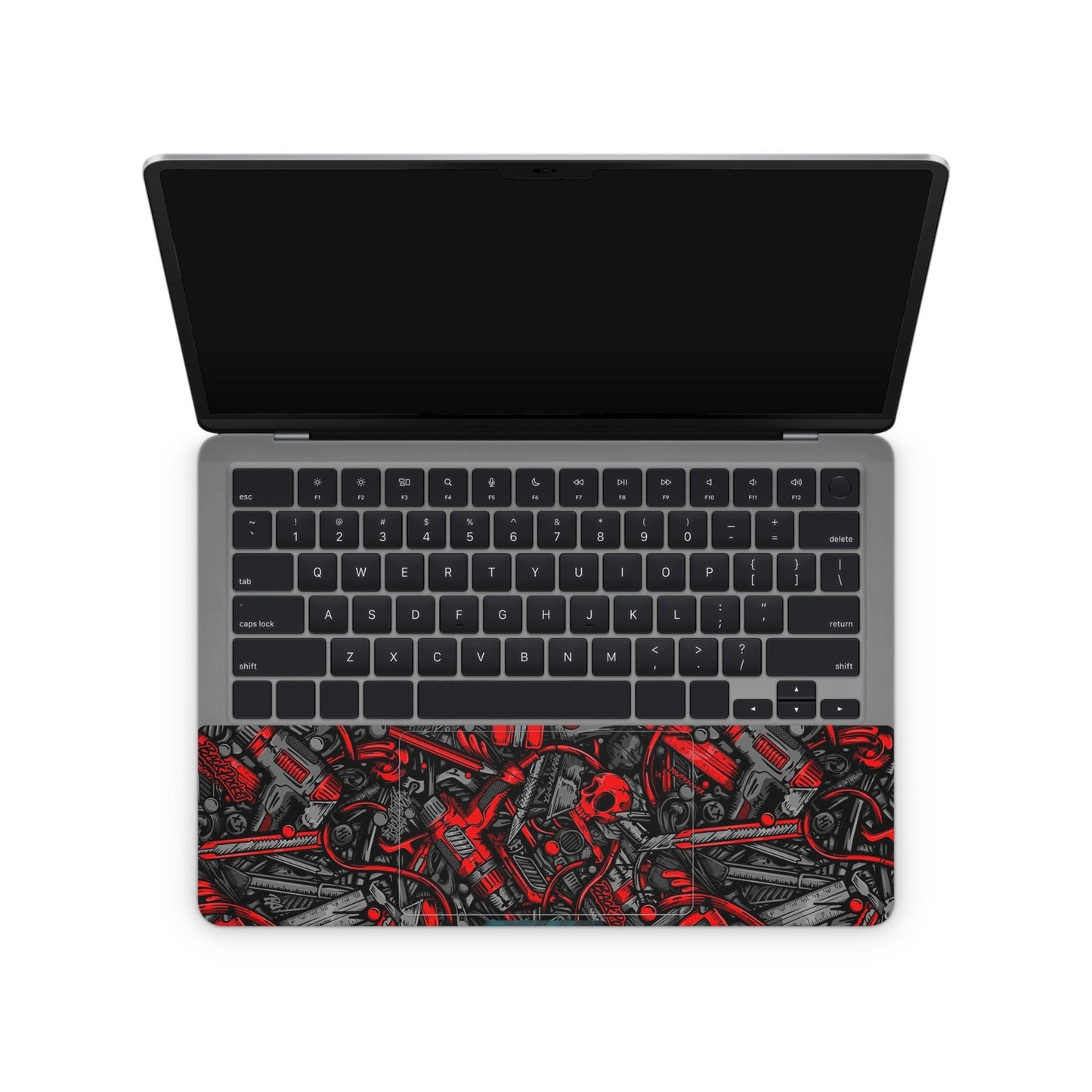 Red Abstract Laptop Skin - laptop skins