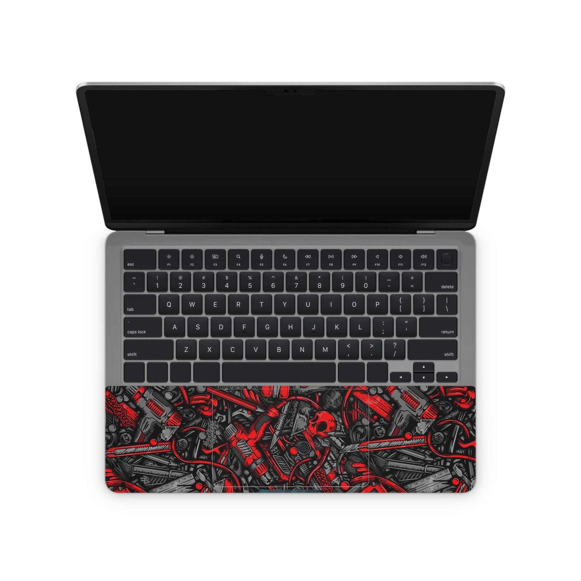 Red Abstract Laptop Skin - laptop skins