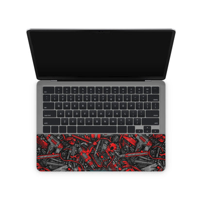 Red Abstract Laptop Skin - laptop skins