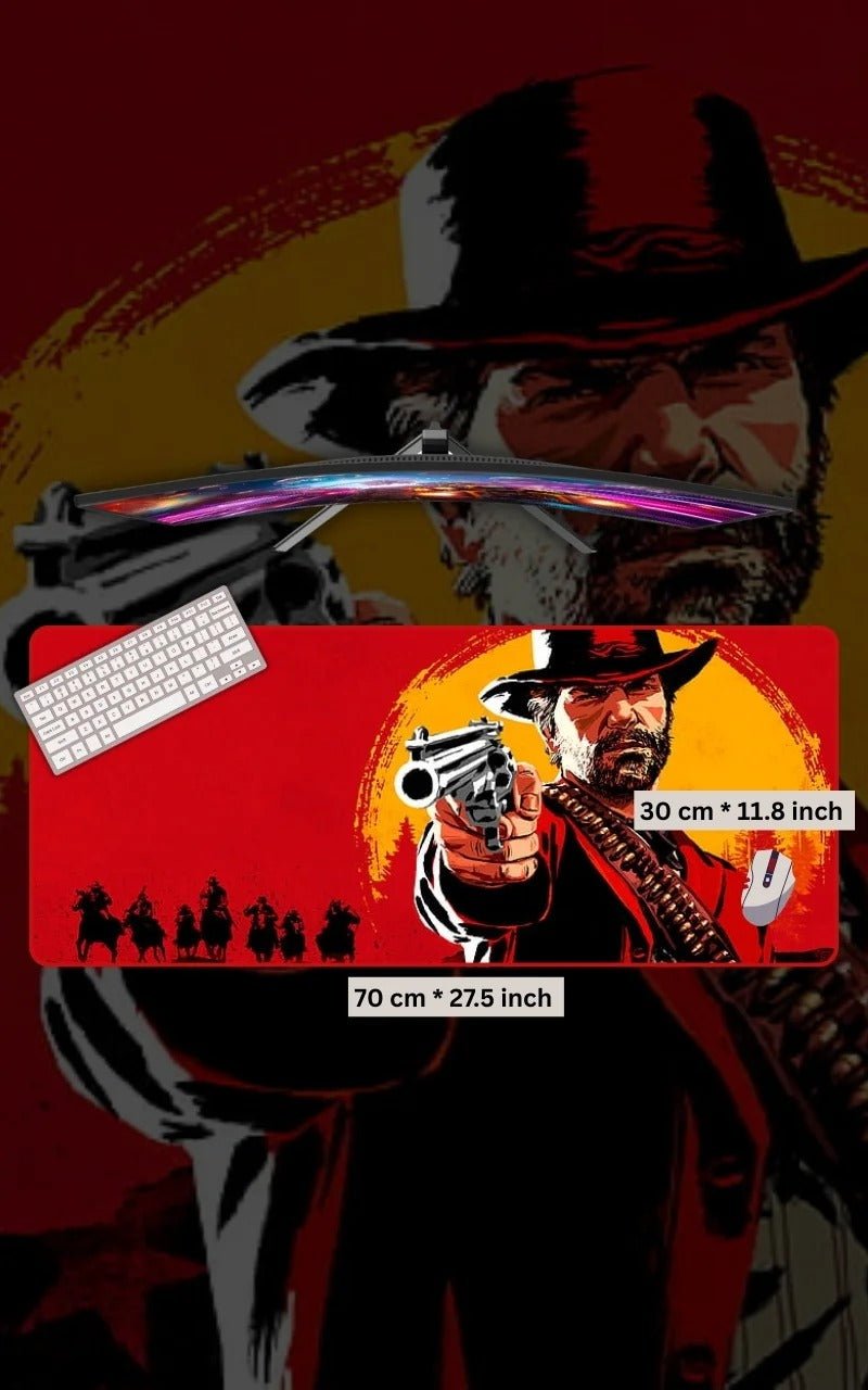 Red Dead Redemption 2 | Gaming Mousepads | Custom Mousepads | Office Desk Mat & Table Mat | In Pakistan - mousepads