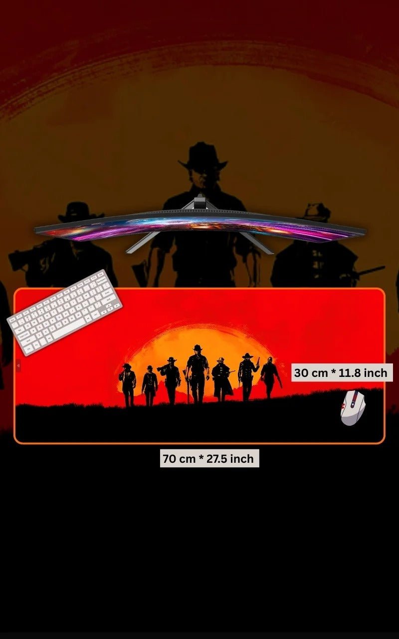 Red Dead Redemption | Gaming Mousepads | Custom Mousepads | Large Desk Mat/Mousepads | In Pakistan - mousepads