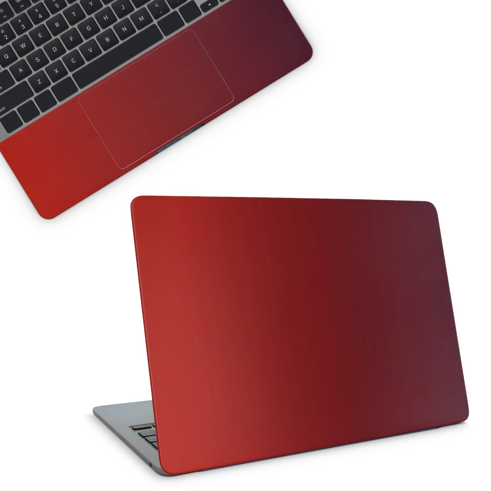 Red Gradient Laptop Skin - laptop skins