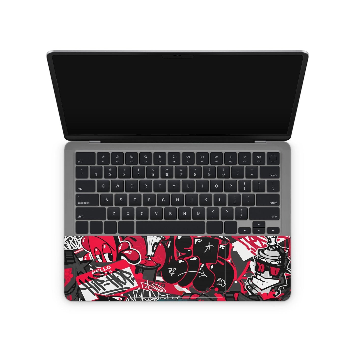 Red Graffiti Laptop Skin - laptop skins