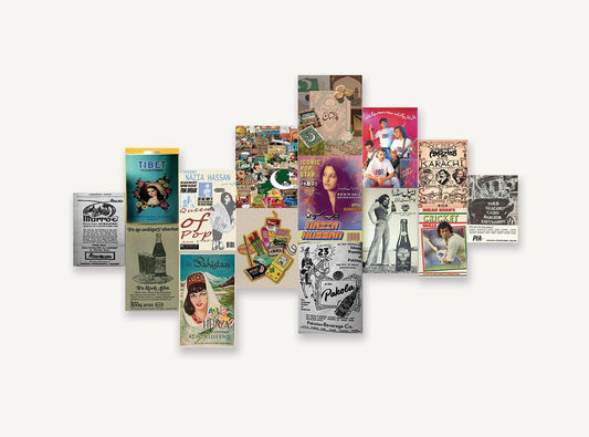 Retro Pakistan Posters Set (x15 A5) - Poster set