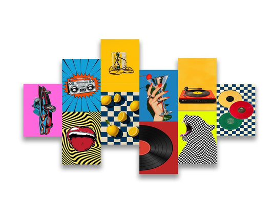 Retro Posters Set (x10 A5) - Poster set