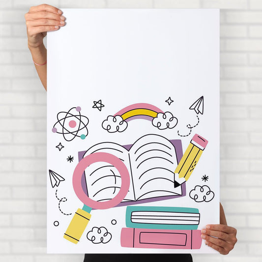 School Doodles Poster - Posters