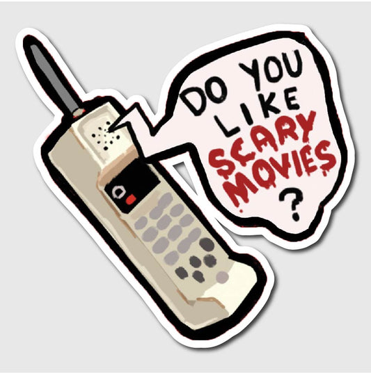 Scream Phone Sticker - sticker