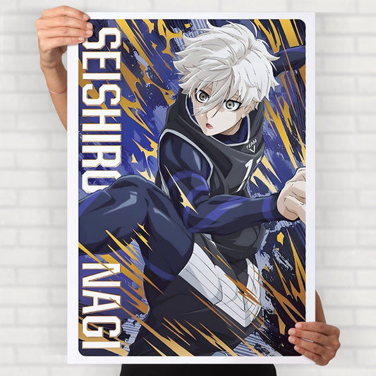 Seishiro Nagi Poster | Blue Lock Wall Art - Posters