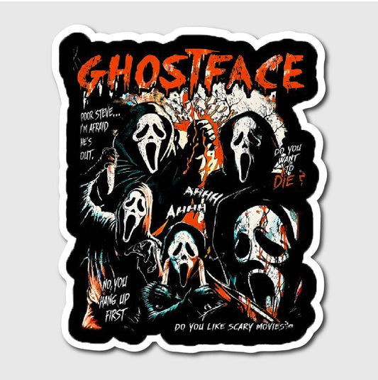 Ghost Face Sticker