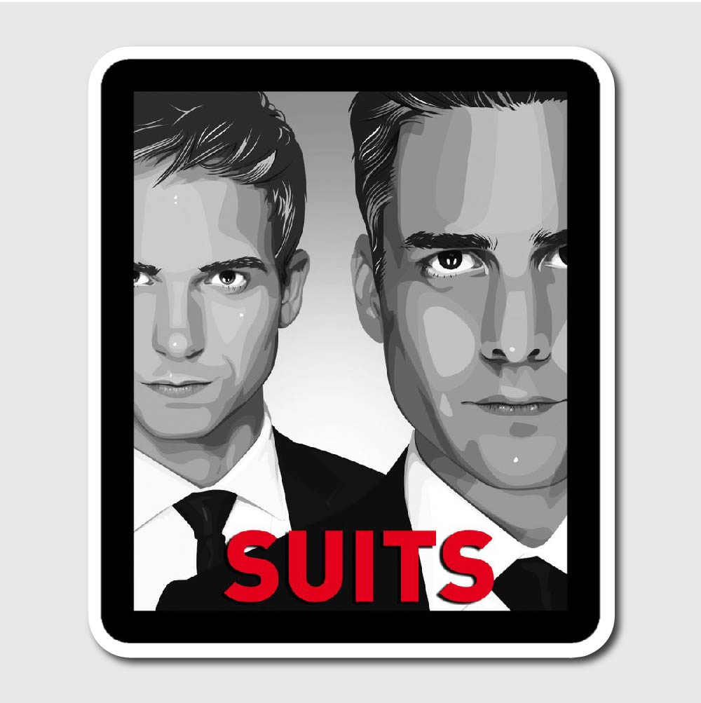 Suits Poster Sticker