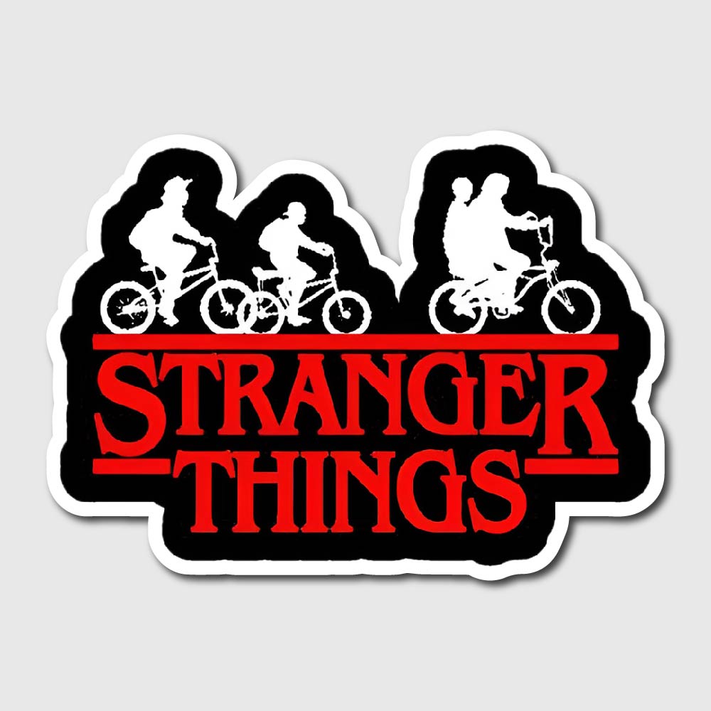 Stranger things sticker