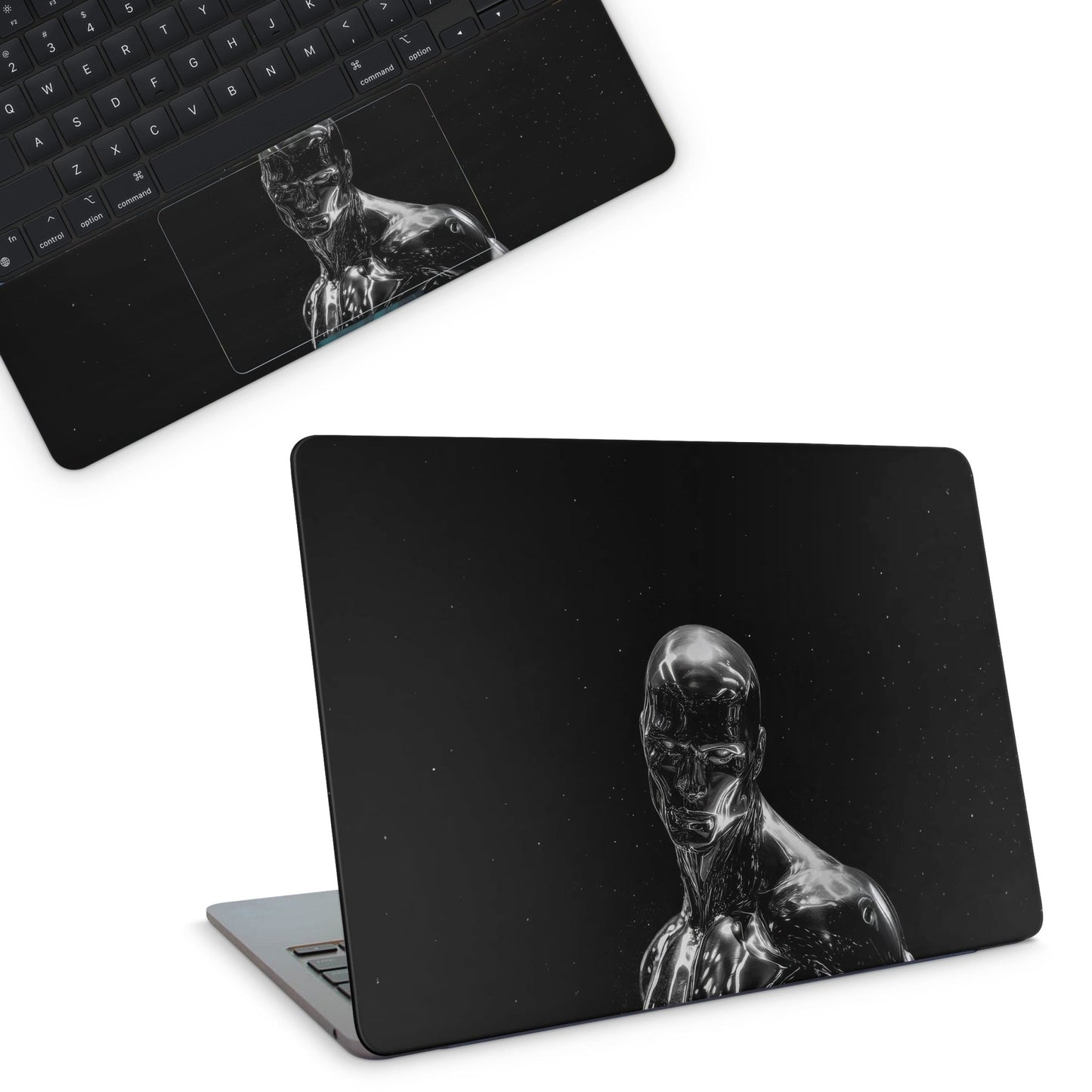 Silver Surfur Macbook Skin - macbook skins