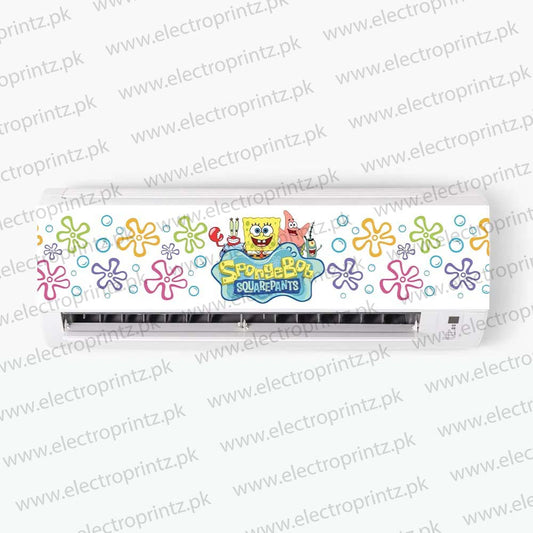 Spongebob AC Sticker - ac sticker