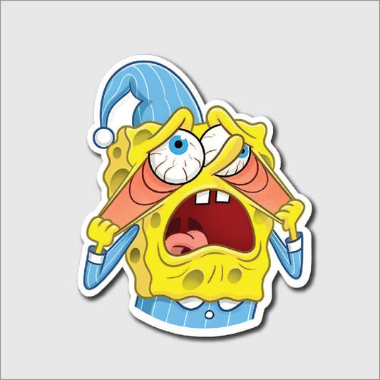 Spongebob Screaming Sticker - sticker