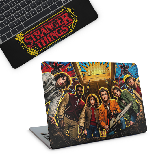 Stranger Things Comic Laptop Skin