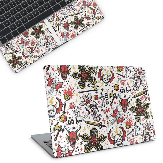 Doodles Stranger Things Laptop Skin