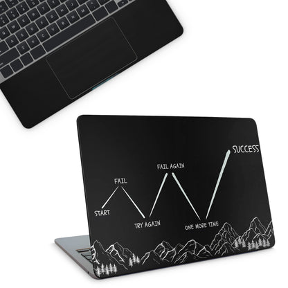 Start To Success Laptop Skin - laptop skins