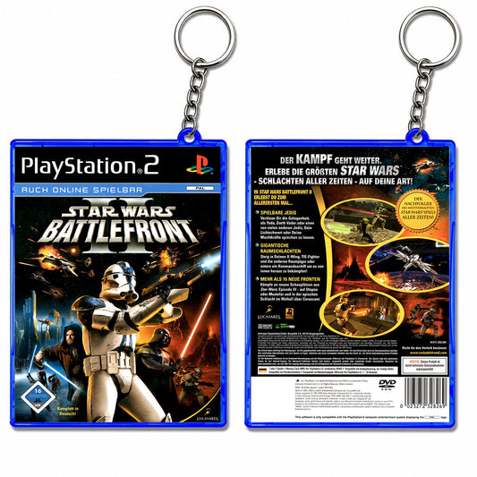Star Wars Battlefront keychain mini game case replica
