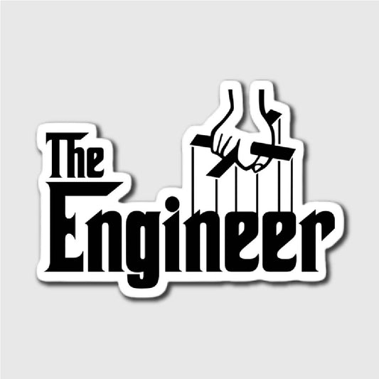The Engineer Sticker - latop top stickers
