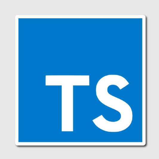 Typescript Language Sticker