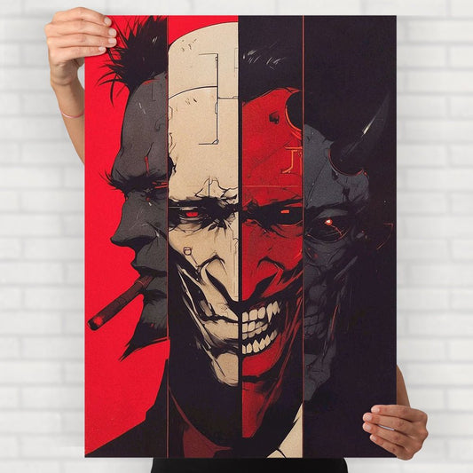 Two Faced Onigiri Poster - Posters