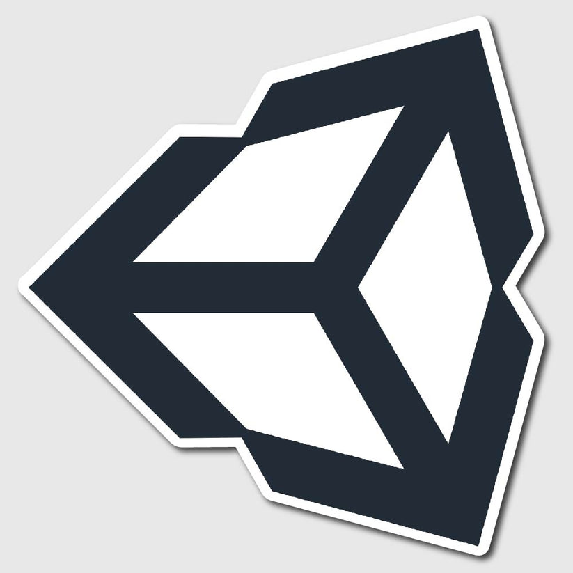 Unity Digital Sticker Unity Logo Sticker