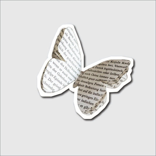 Vintage Butterful Sticker - sticker