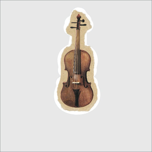 Vintage Violin Sticker - sticker